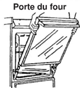 AMANA AO27DGK - Remise en place de la porte du four - 1
