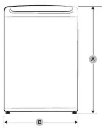 SAMSUNG WA54M8750AV - Specification sheet - 1