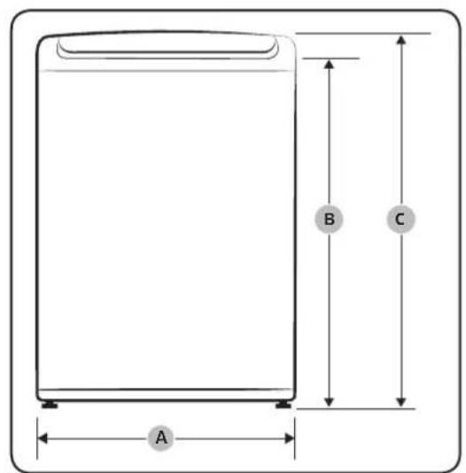SAMSUNG WA54M8750AV - Instalación - 1