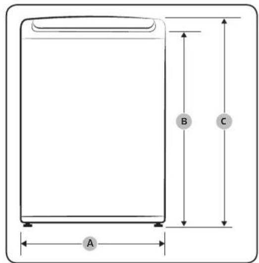 SAMSUNG WA54M8750AV - Installation - 1