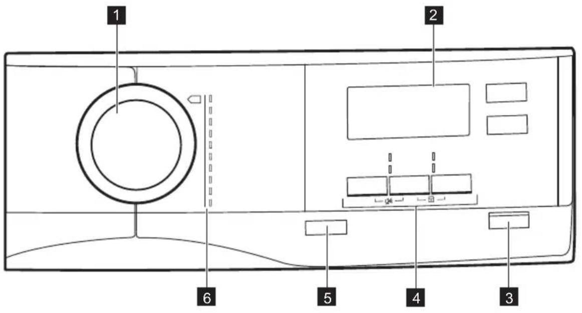 AEG T6DBG82W - BEDIENINGSPANEEL - 1