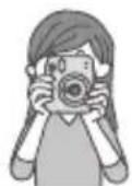 FUJIFILM Instax Mini 11 - Hold the camera, look through the viewfinder of the camera to frame your desired composition, and press the shutter button. - 1