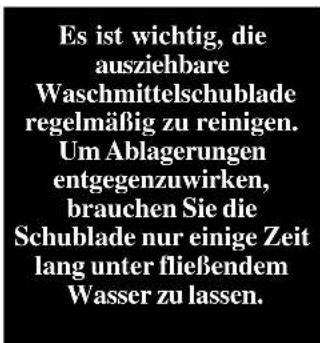 INDESIT W 125 TX (CH) - Behandeln Sie ihre Waschmaschine gut und Sie werden in ihr eine treue Freundin haben - 1