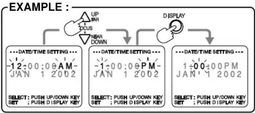PANASONIC PVL352K - 3c Setting Date and Time - 2