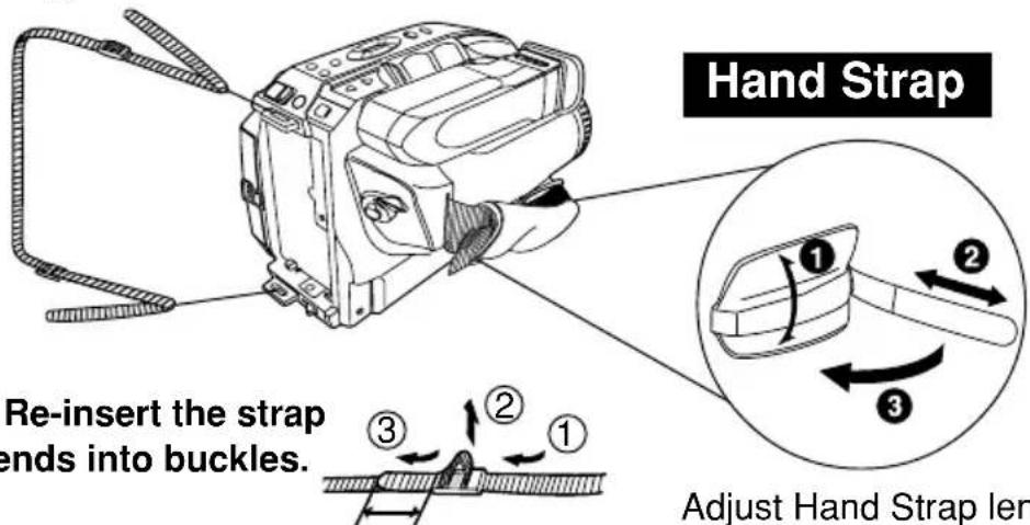 PANASONIC PVL352K - Attaching Shoulder Strap - 3