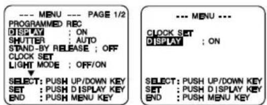 PANASONIC PVL352K - Display-Off Mode - 1