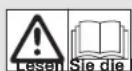GARDENA ComfortCut Li1823 - Symbole auf dem Produkt: - 1
