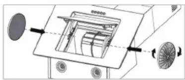 BOMANN DU 7605 G - Aktivkohlefilter für Umluftbetrieb einsetzen - 1