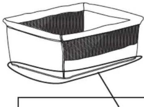 BabyGO Side Crib - Mode parc - 1
