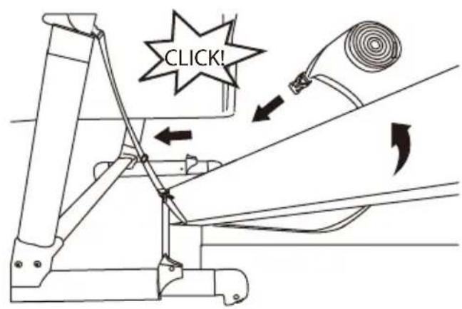 BabyGO Side Crib - Instructies voor bevestigen aan bed vanouders - 4