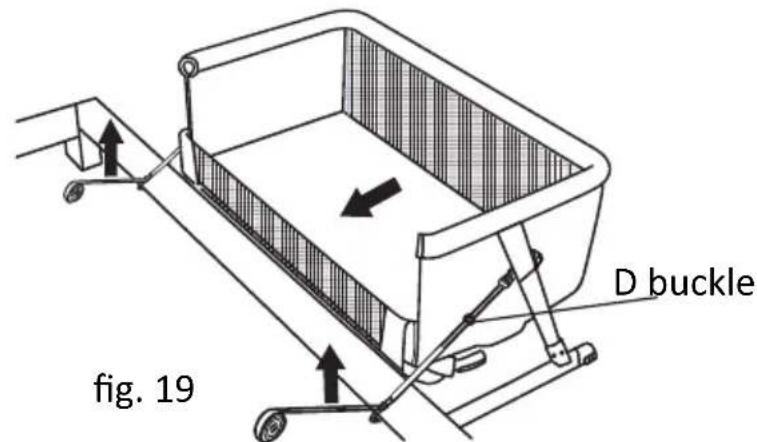 BabyGO Side Crib - Instruction for fixing to parents' bed - 5