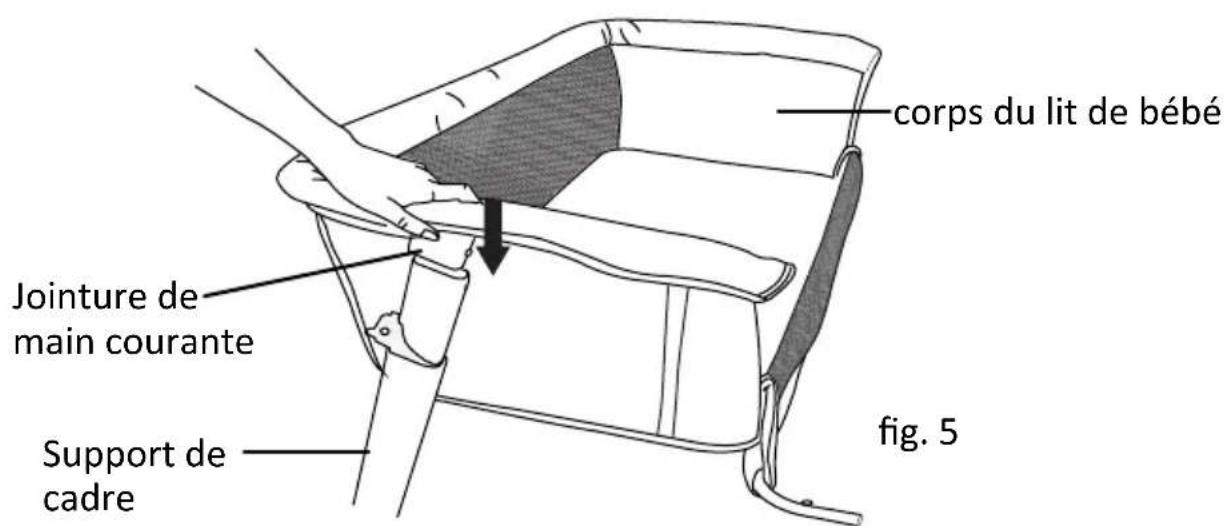 BabyGO Side Crib - Instruction d'assemblage - 4