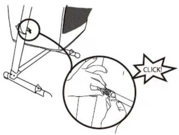 BabyGO Side Crib - Instruction for fixing to parents' bed - 3