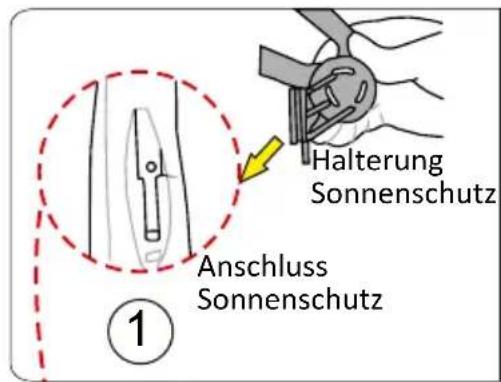 BabyGO Car Seat + Isofix - Installation und Demontage des Sonnenschutzes - 1