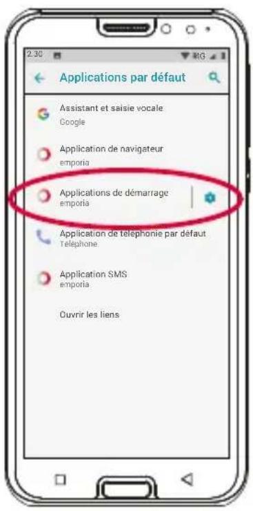 EMPORIA Smart.3 - > Définir l'application emporiaAPP comme écran d'accueil - 1
