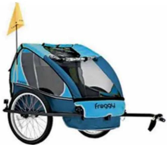 Froggy BTC05 - Remorque vélo pour enfant BTC05/BTC08 - 1