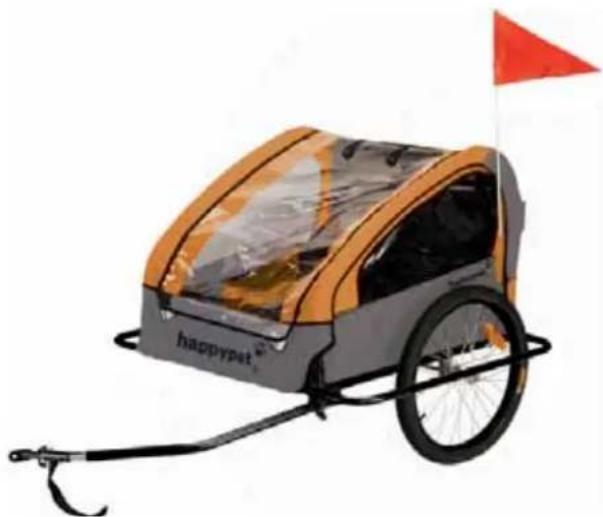 Froggy BTC05 - Tier-Fahrradanhänger BTP04 - 1