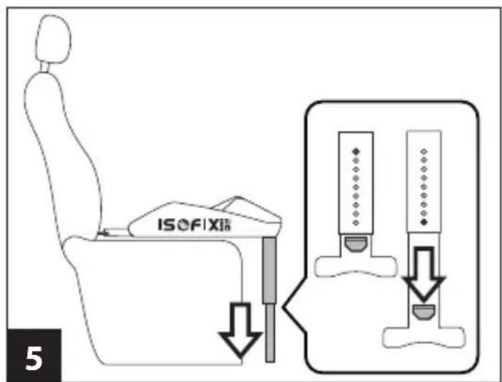 PEG PEREGO Isofix Base 0+1 K - isofix base 0^+1 K - 5