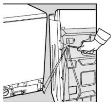 INDESIT WT 50 EX - How to change the power supply cable - 1