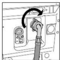 INDESIT WT 50 EX - Conexión a la toma de aguaConexión - 1
