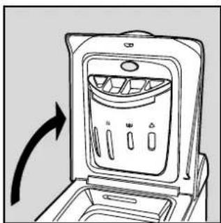 INDESIT WT 50 EX - How to open and shut the drumw to open air - 1