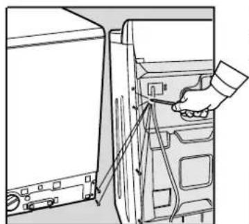 INDESIT WT 50 EX - Comment changer le câble d'alimentation - 1