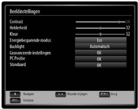 MEDION LIFE P15128 (MD 30654) - Menu Beeld in de VGA/PC-m odus - 1