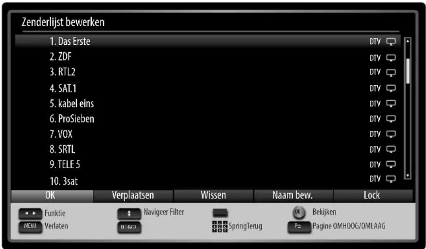 MEDION LIFE P15128 (MD 30654) - Zenderlijst bewerken - 1