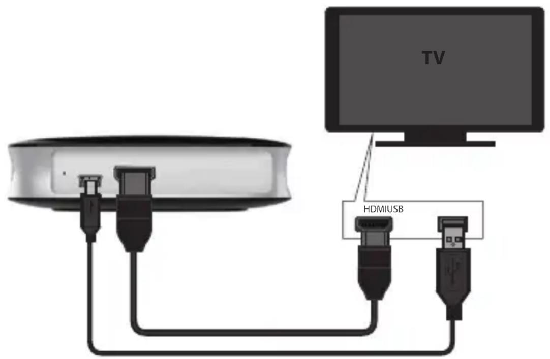 MEDION LIFE P89230 (MD 90233) - Apparaat aansluiten op een televisie (monitor/beamer etc.) - 1
