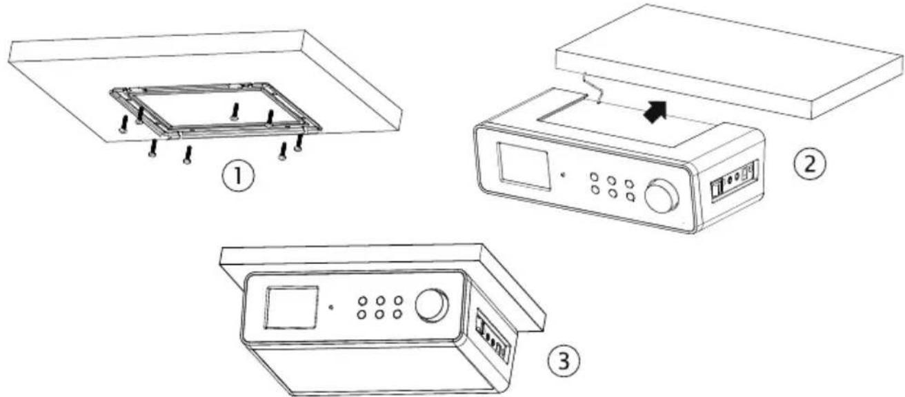 MEDION LIFE E66314 (MD 84954) - Montering af radioen - 1