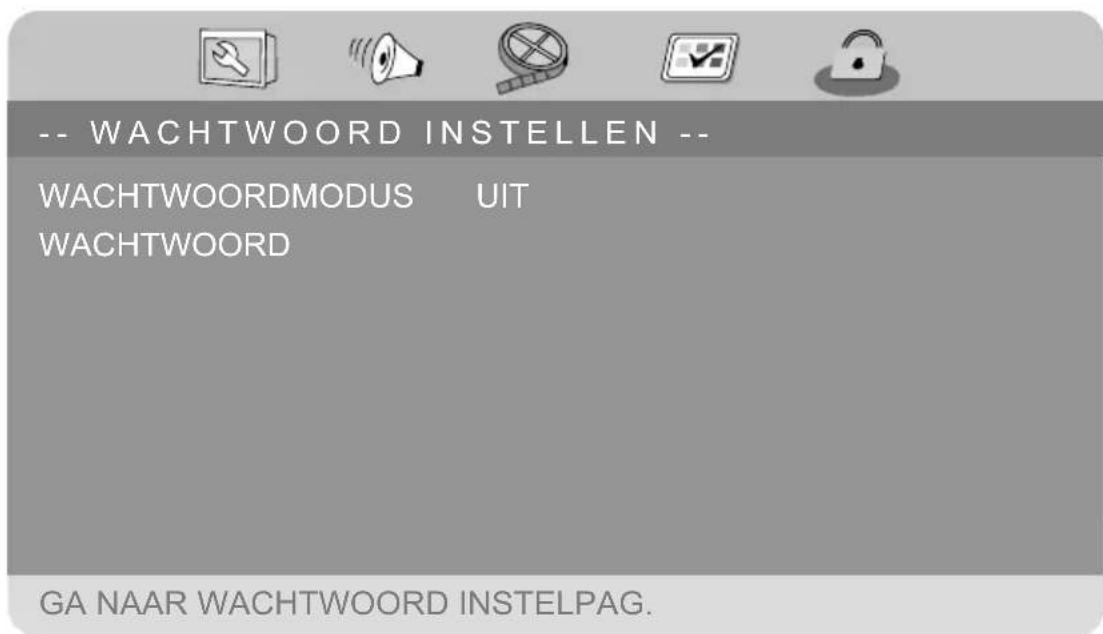 MEDION LIFE E72053 (MD 43084) - Menu voor wachtwoordinstelling - 1
