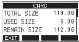 TASCAM Model 16 - Viewing information - 1