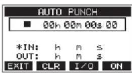 TASCAM Model 16 - Réglage des points de punch in/punch out - 1