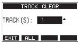 TASCAM Model 16 - Clearing tracks - 1