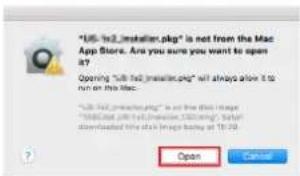 TASCAM Model 16 - When the Gatekeeper setting is "Allow applications downloaded from: the Mac App Store" - 2