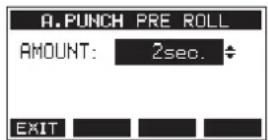 TASCAM Model 16 - Setting a pre roll point - 1