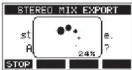 TASCAM Model 16 - Función Stereo mix export - 3