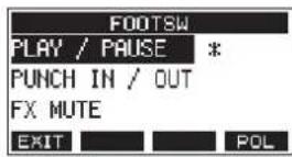 TASCAM Model 16 - Setting up the footswitch - 1