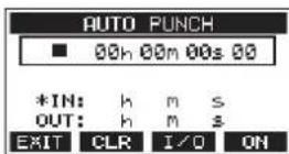 TASCAM Model 16 - Setting the punch in/out points - 1