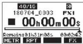 TASCAM Model 16 - Procedures d'utilisation du menu - 1