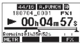 TASCAM Model 16 - Rehearsing punching in and out - 1