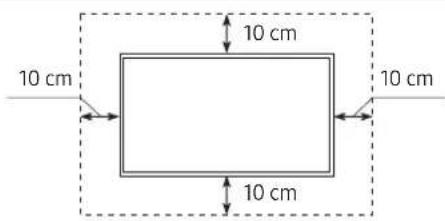 SAMSUNG QLED 55Q80T - Ventilation adaptée de votre téléviseur - 2