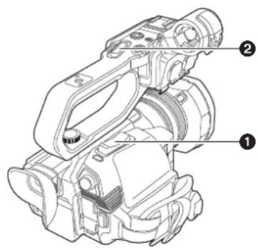 PANASONIC AGCX7 - Réglage de la position de zoom - 1
