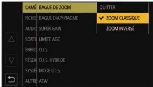 PANASONIC AGCX7 - En actionnant le multicadran - 1