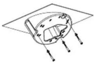 D-LINK DCS4633EV - 使用DCS-37-3壁掛安装(選配) - 2