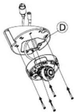 D-LINK DCS4633EV - Using the DCS-37-3 Mount (optional) - 3