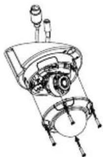 D-LINK DCS4633EV - 使用DCS-37-3壁掛安装(選配) - 4