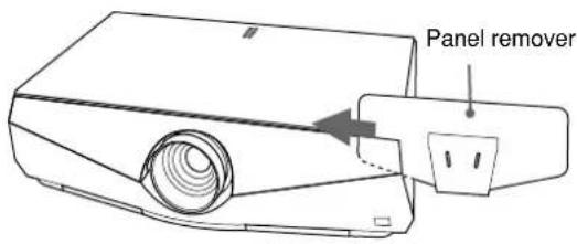 SONY VPLFX41L - Replacing the Lens - 1