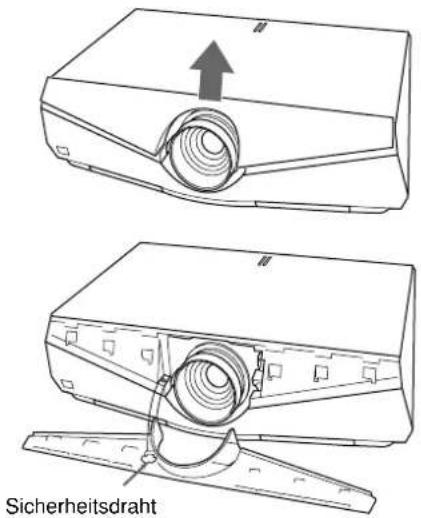 SONY VPLFX41L - Austauschen des Objektivs - 3
