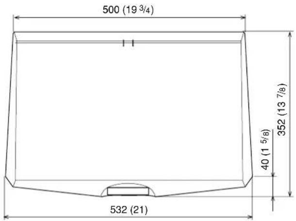 SONY VPLFX41L - 寸法図 / Dimensions / Dimensions / Dimensiones / Abmessungen / Dimensioni / Габаритные размеры / 尺寸 - 2